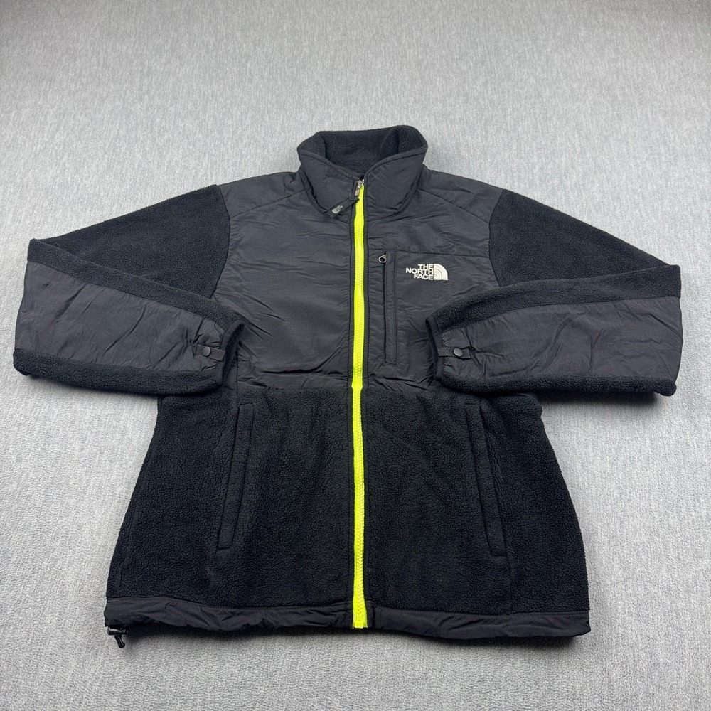 The North Face Jacket Womens Small Black Full Zip Denali Fleece Polartec Classic